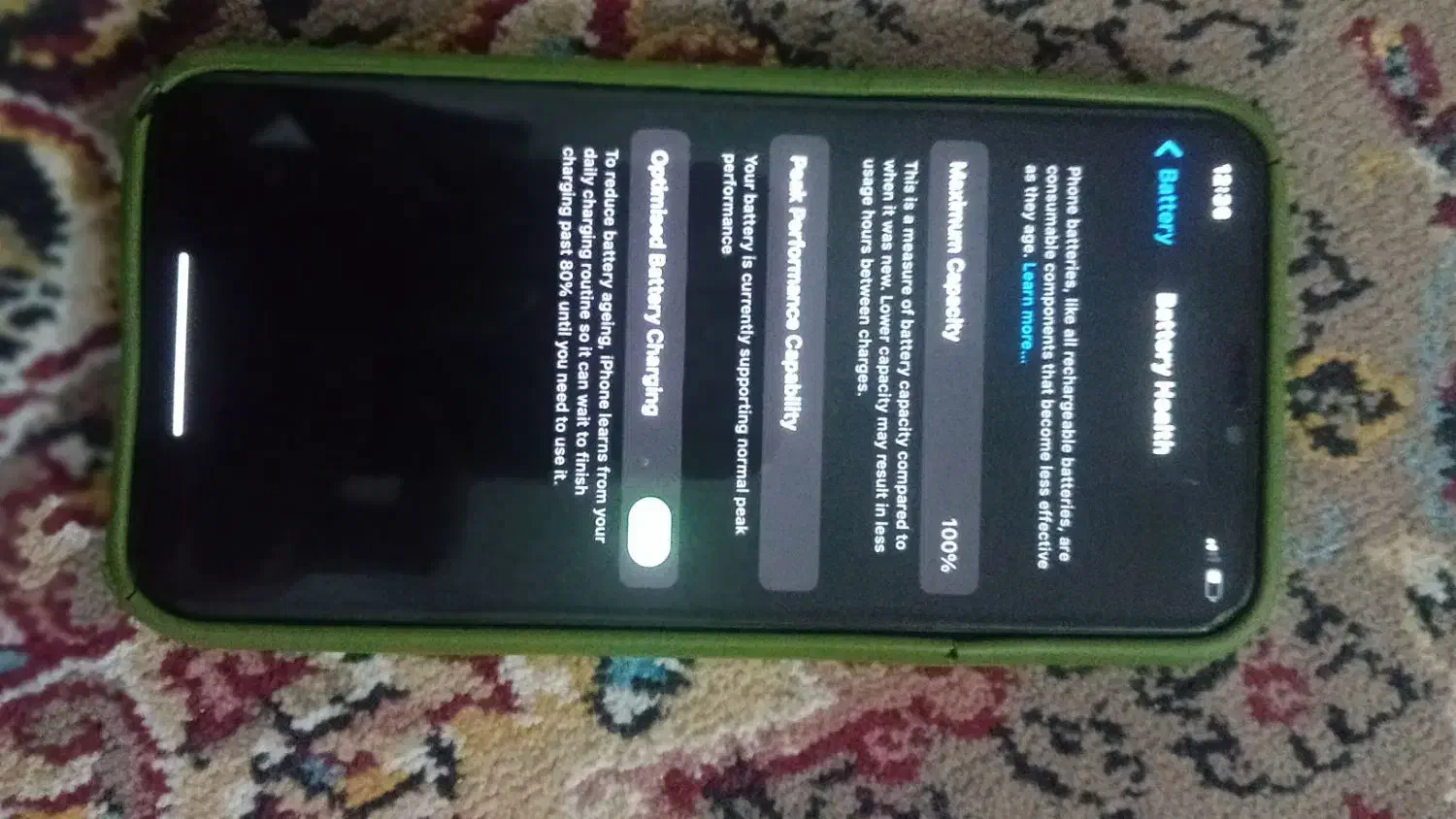 اپل iPhone X با حافظهٔ ۲۵۶ گیگابایت تمیز|موبایل|تهران, خاوران|دیوار