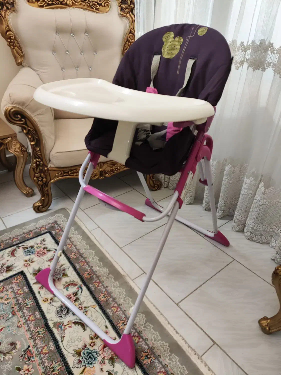 صندلی غذا خوری کودک|تخت و صندلی بچه|پاکدشت, شهرک امام رضا|دیوار