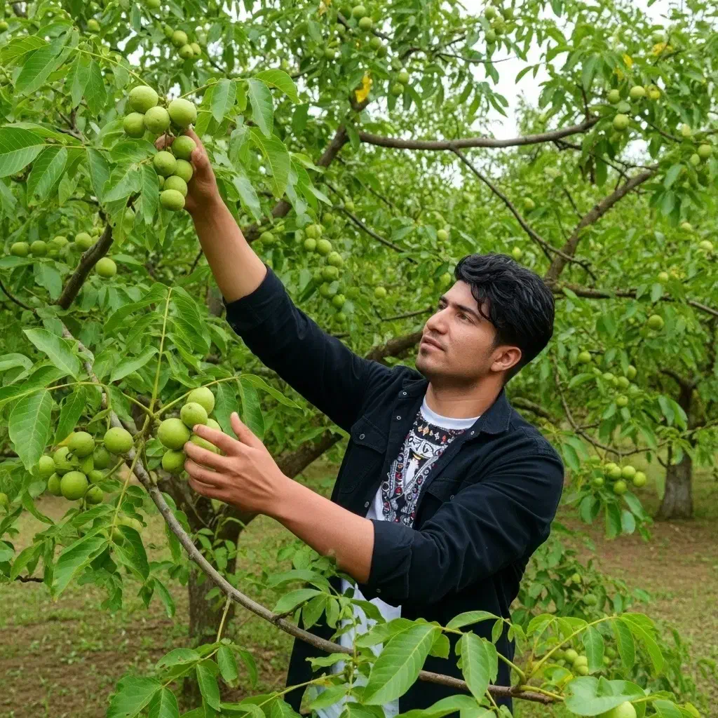 تخصص ما نهال گردو خوشه ای میباشد|خدمات باغبانی و درختکاری|زنجان, |دیوار