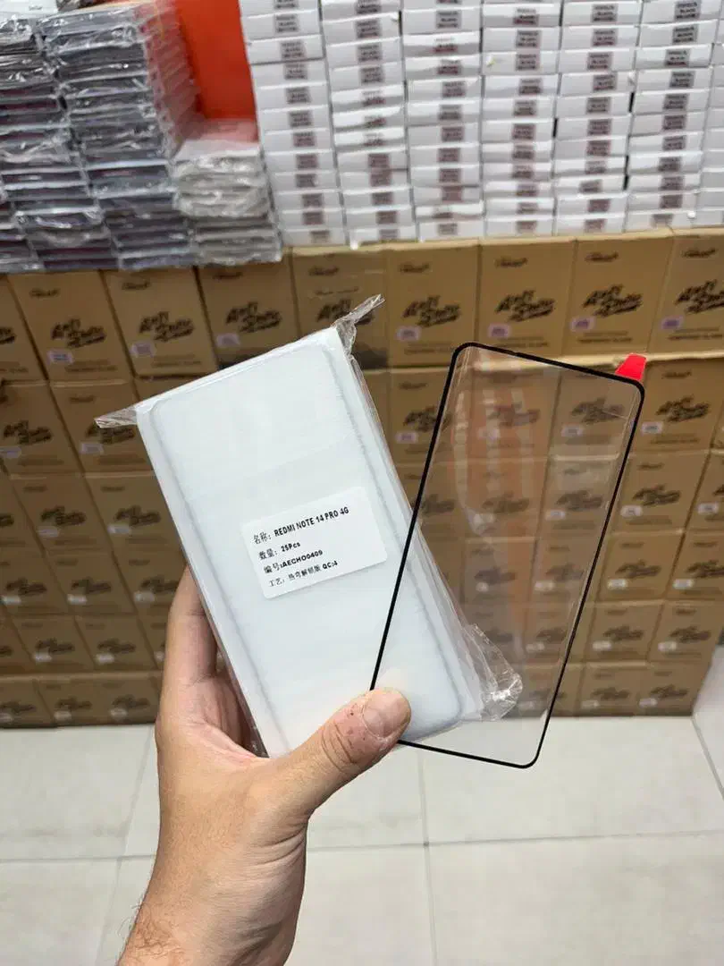 گلس فولNote 14pro plus Note14pro 4G Note 13proplus|لوازم جانبی موبایل و تبلت|مشهد, الهیه|دیوار