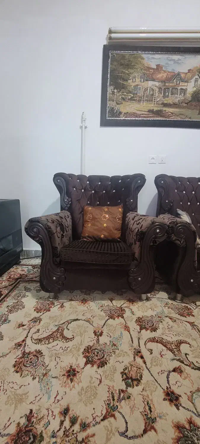 مبل ۷ نفره طرح سلطمنتی|مبلمان خانگی و میز عسلی|ساری, |دیوار