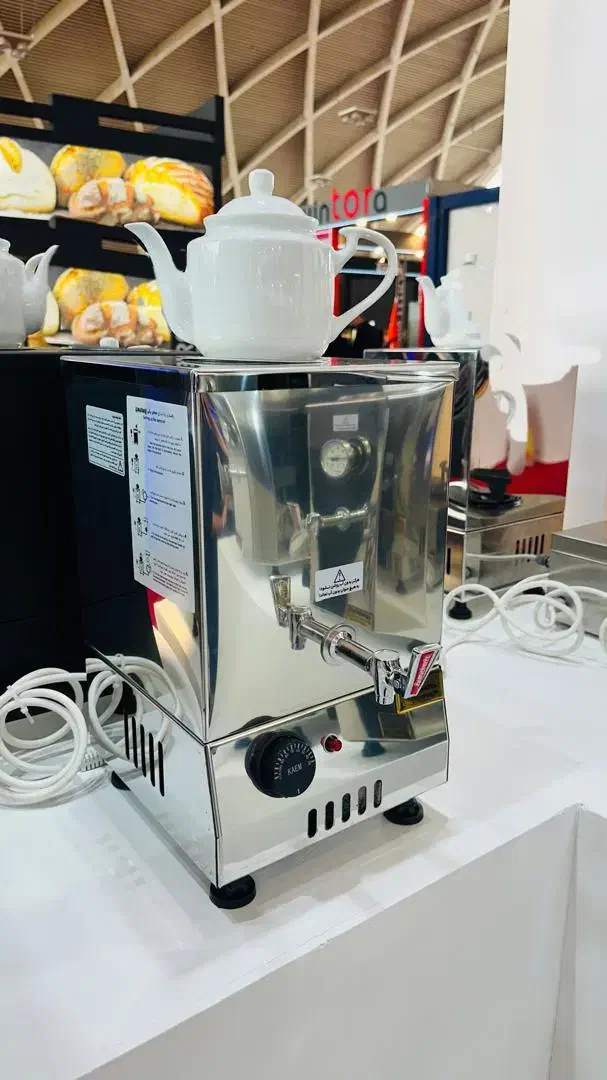 سماور برقی 10 لیتری بویلر آب جوش صنعتی استیل|سماور، چایساز، قهوهساز|تهران, نیروی هوایی (پیروزی)|دیوار