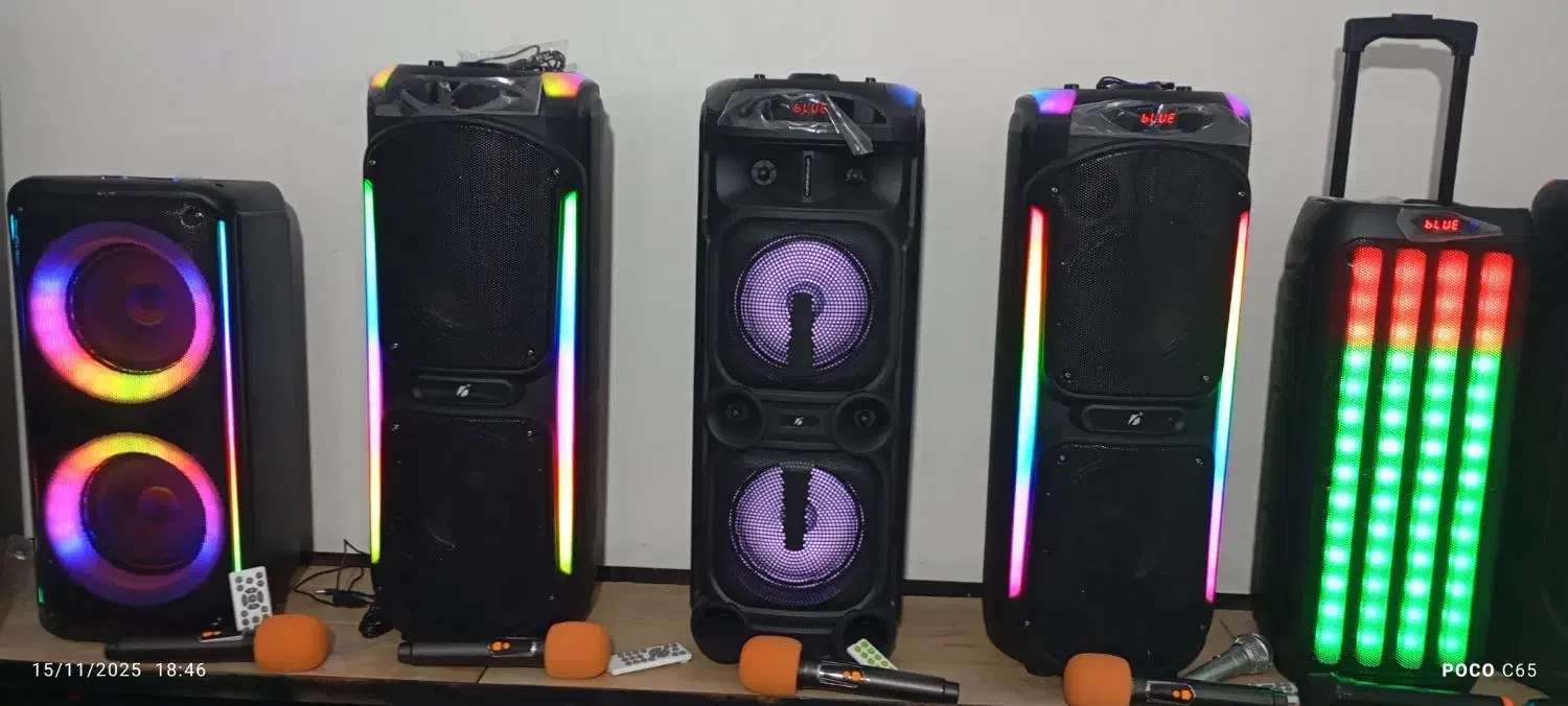 فروش انواع اسپیکر های شارژی برقی|پخشکننده همراه|ساری, |دیوار