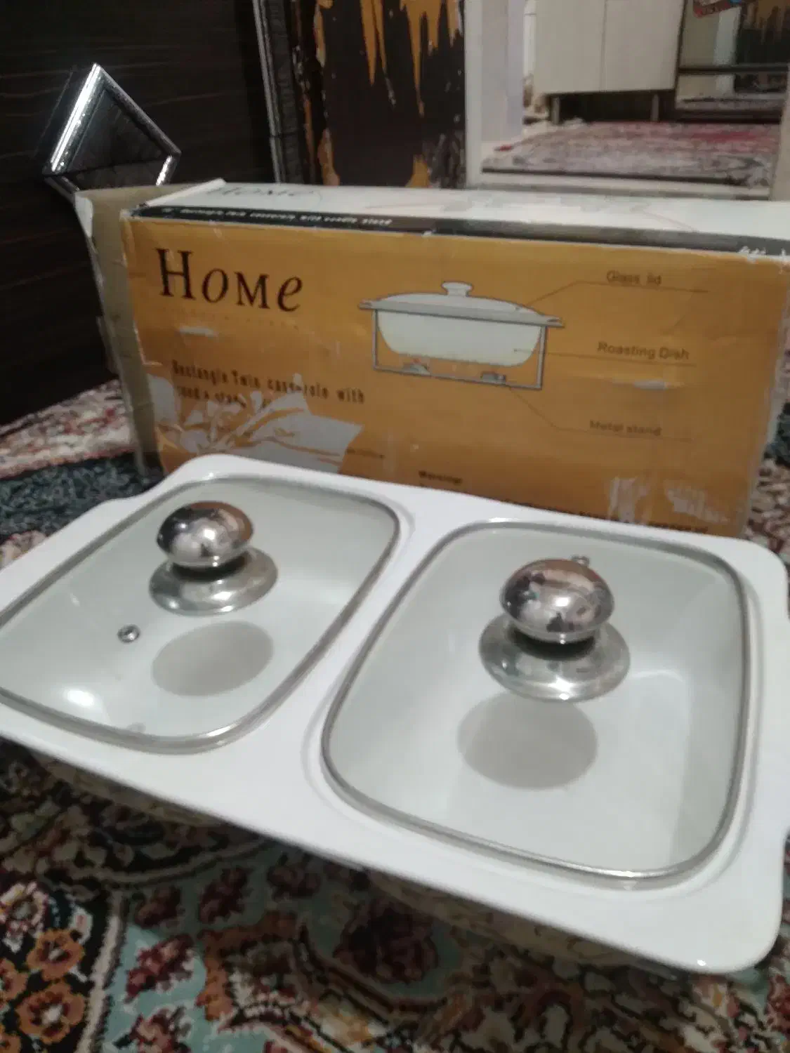 ظرف نو چینی دو قلو|ظروف سرو و پذیرایی|تهران, مجیدیه|دیوار