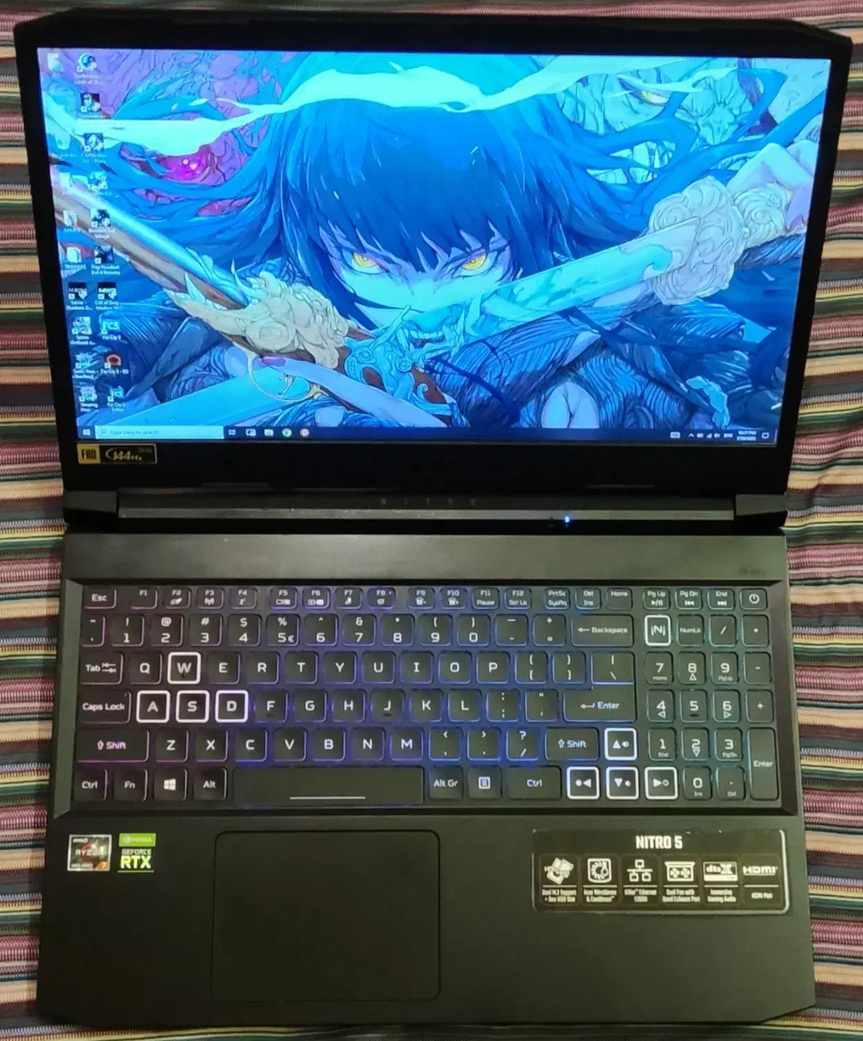 لپ تاپ ایسر nitro 5 گیمینگ|رایانه همراه|یزد, |دیوار