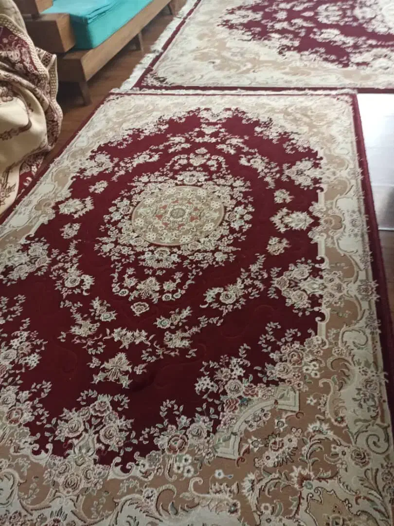فروش یا تعویض ۵ تخته فرش ماشینی در حدنو|فرش|تهران, علم و صنعت|دیوار