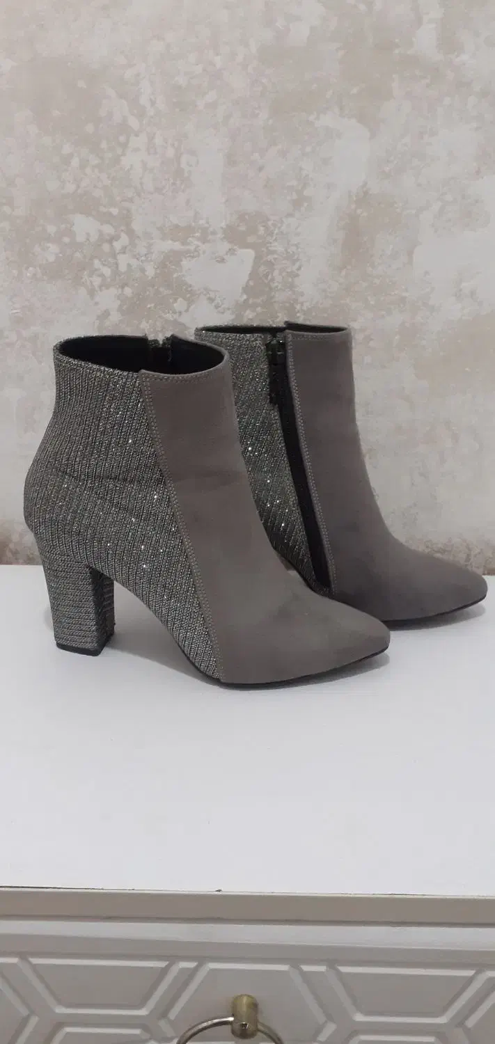 نیم بوت شاین مخمل سوئیت|کیف، کفش، کمربند|ماهدشت, |دیوار