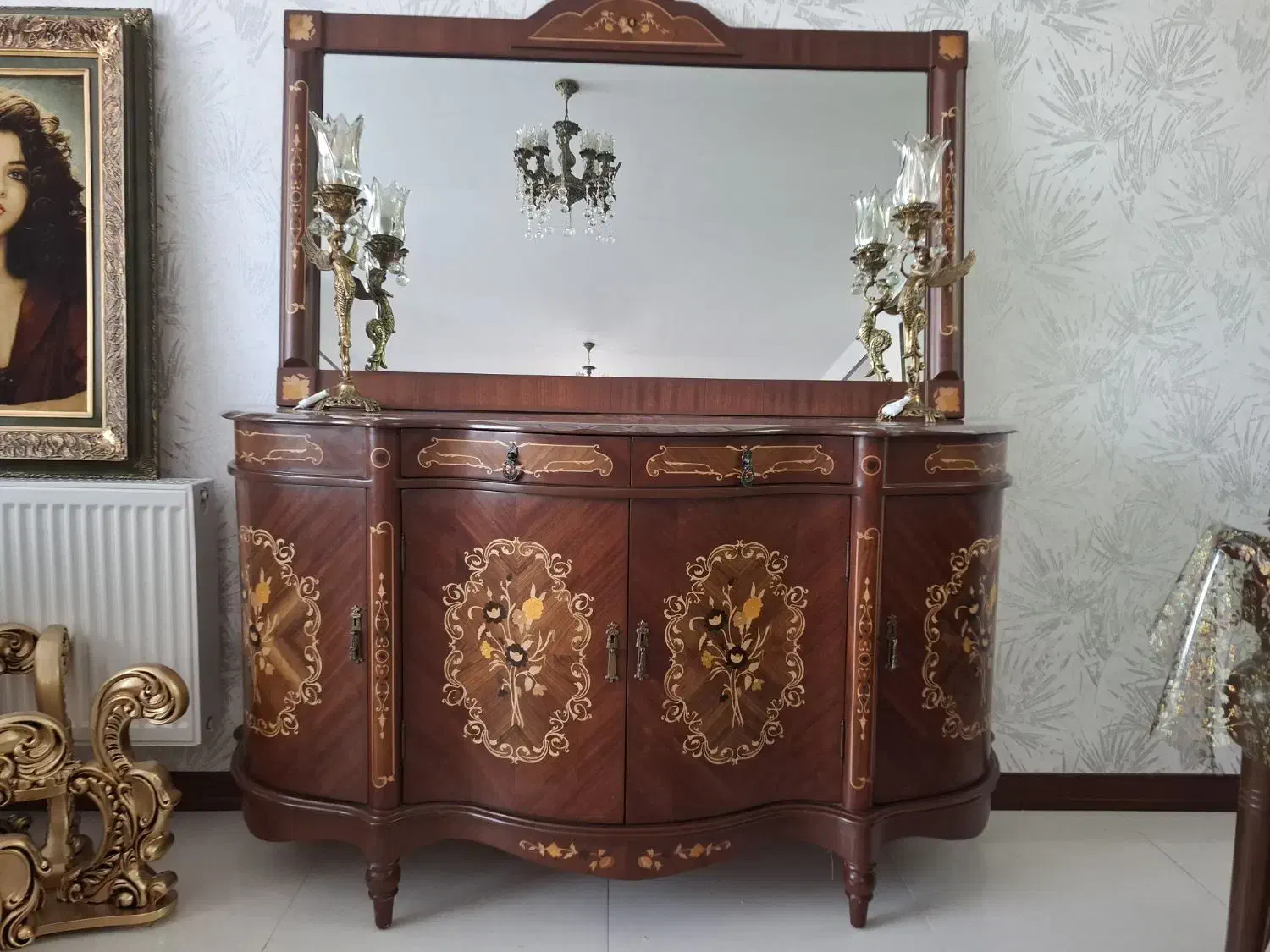 فروش کنسول و آینه|بوفه، ویترین، کنسول|کاشان, شهرک فرهنگیان|دیوار