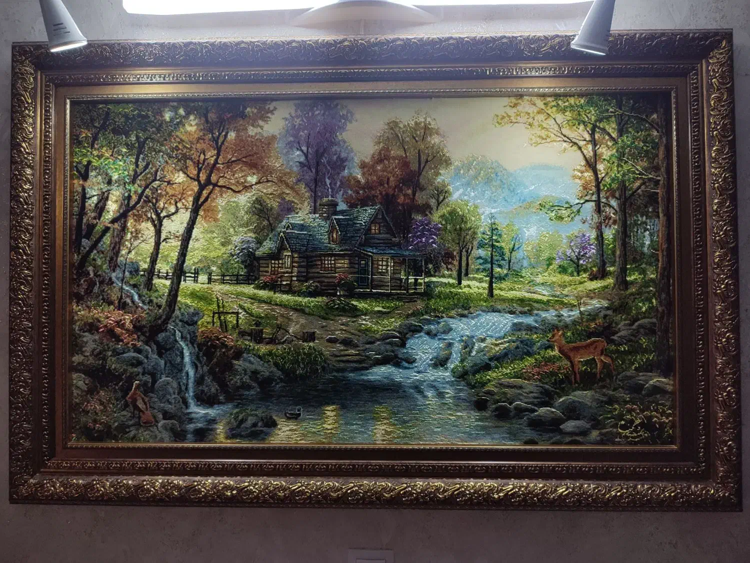 تابلو فرش دستبافت تبریز|تابلو فرش|تهران, جنت‌آباد شمالی|دیوار