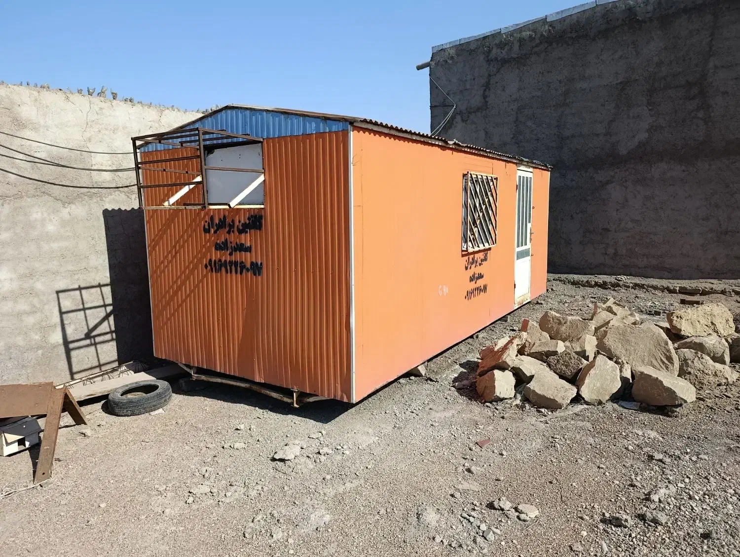 کانکس درحدنو6در2/50شاسی تیرآهن بدون یک ریال خرج|مصالح و تجهیزات ساختمان|اهواز, کوی نیرو|دیوار