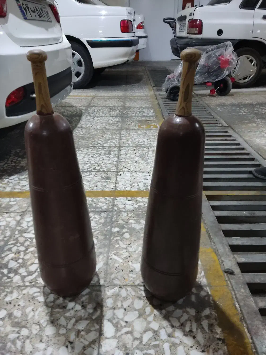 میل باستانی ۱۵کیلویی چوبی|تجهیزات ورزشی|اصفهان, شیخ اشراق|دیوار