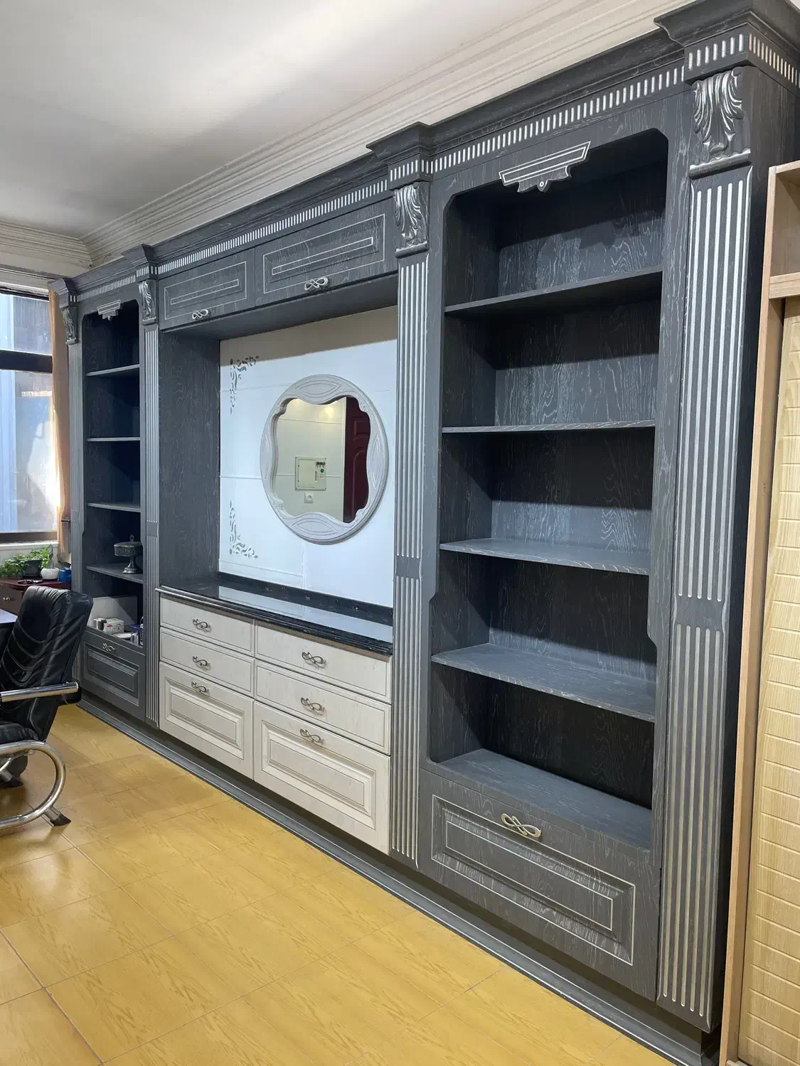 دکور روکش ممبران|کتابخانه، شلف، قفسههای دیواری|مشهد, الهیه|دیوار