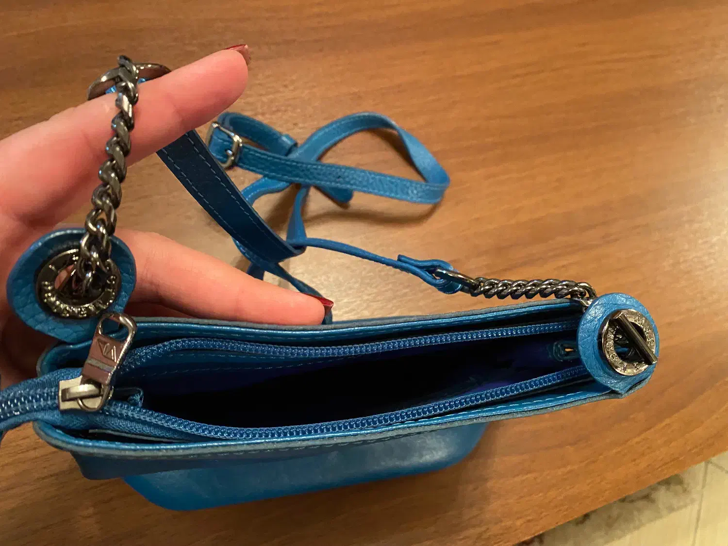 کیف چرم آبی|کیف، کفش، کمربند|مراغه, |دیوار