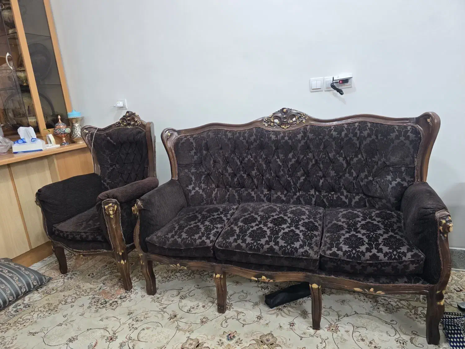 فروش مبل چوبی|مبلمان خانگی و میز عسلی|خمینی‌شهر, |دیوار