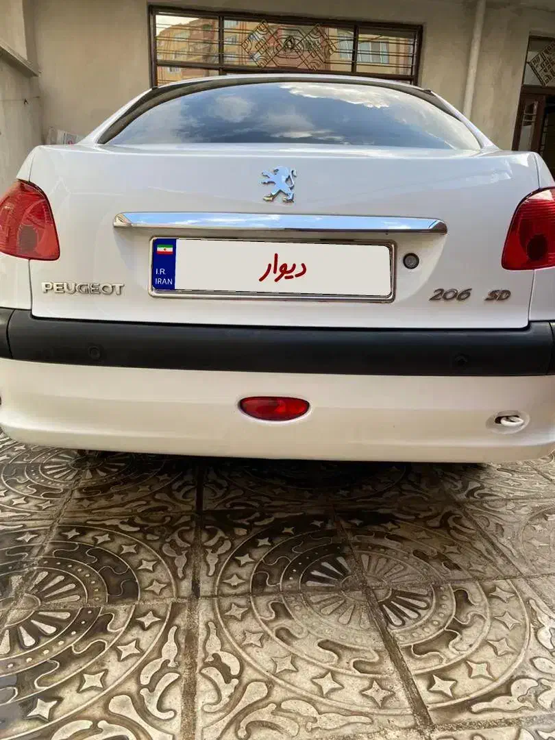 ۲۰۶ sd v8 مدل ۹۵ فقط معاوضه بانیسان|خودرو سواری و وانت|ایلام, |دیوار