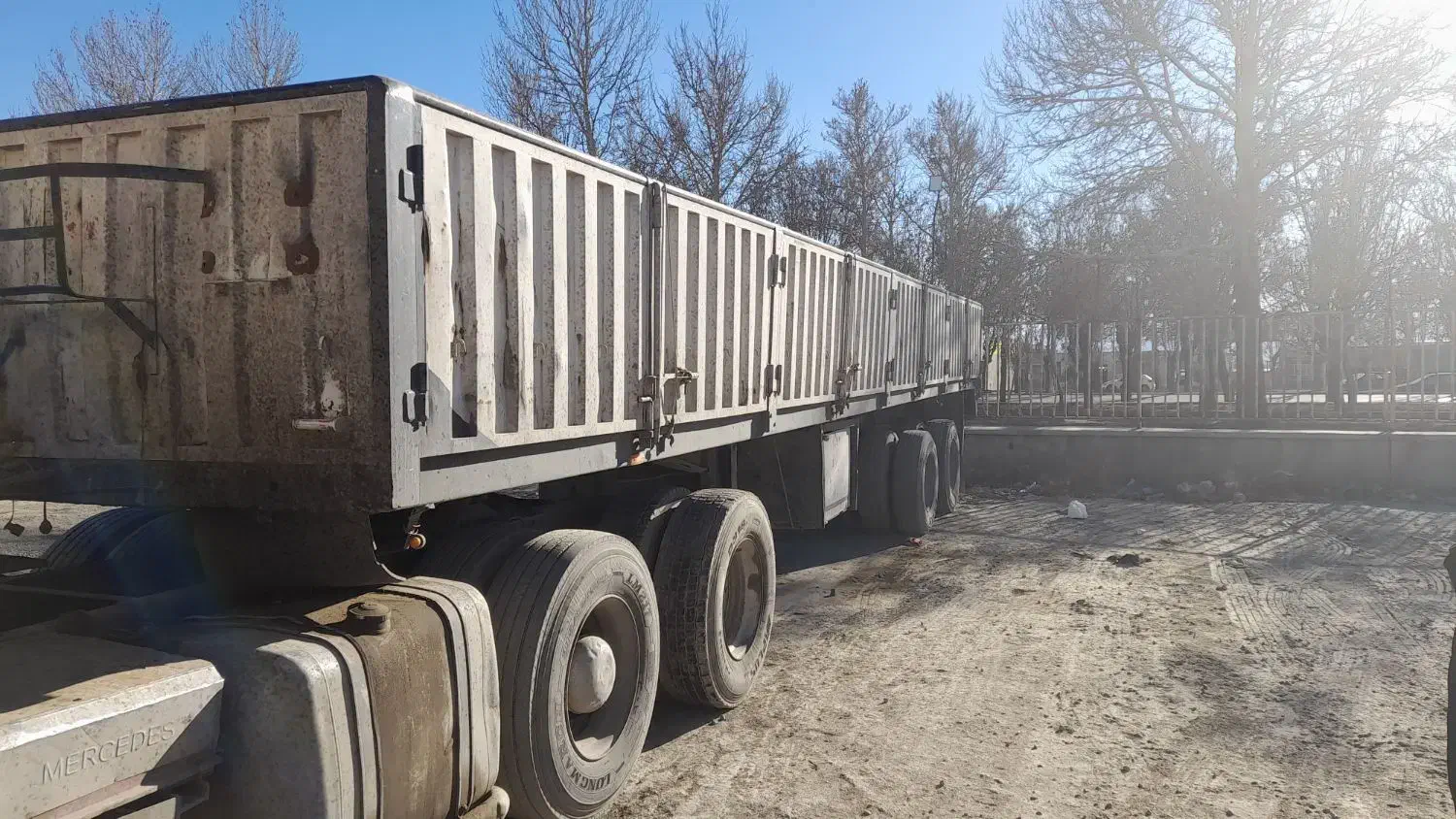 کفی تریلی دومحور لبه|خودرو سنگین|ملایر, |دیوار