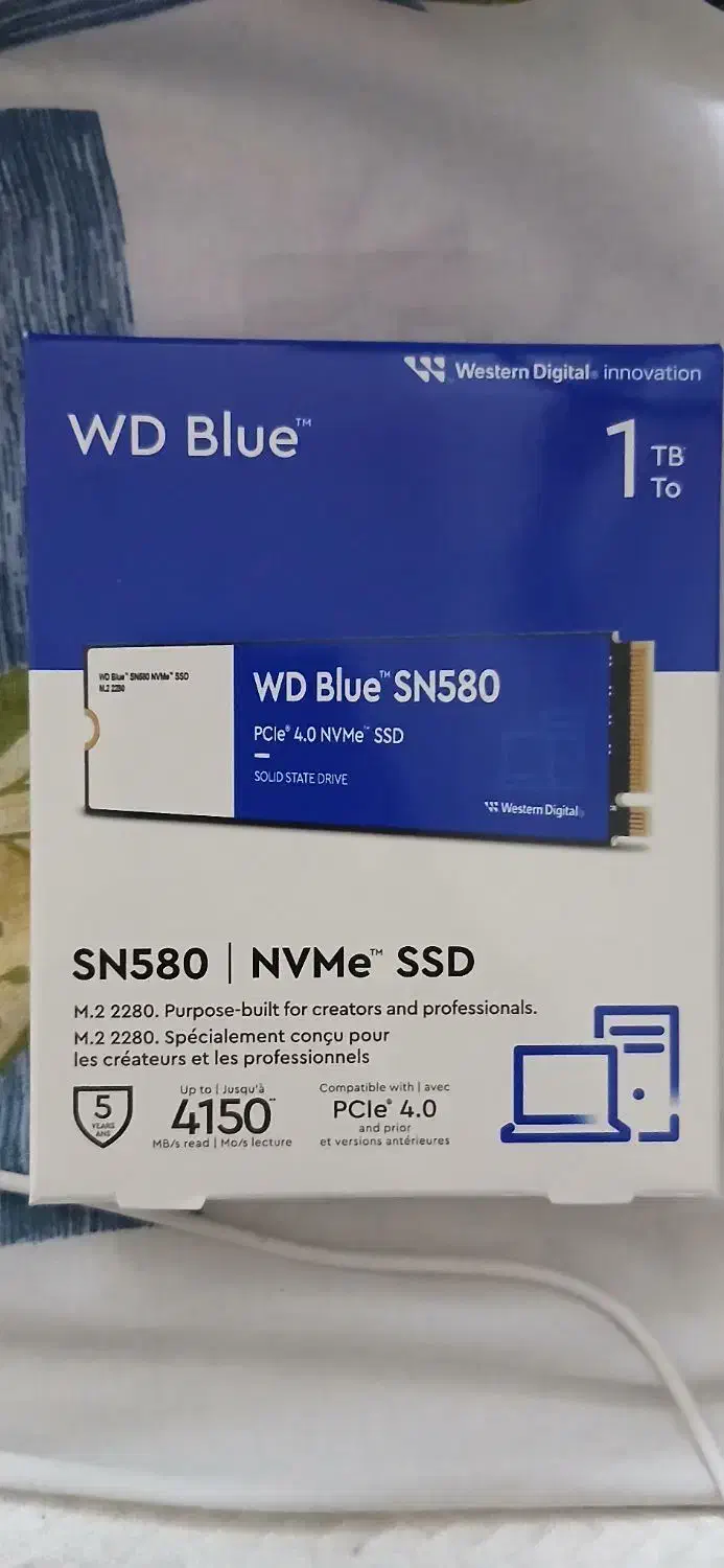 هارد M2 یک ترابایت وسترن دیجیتال SN580|قطعات و لوازم جانبی رایانه|مهاباد (آذربایجان غربی), |دیوار