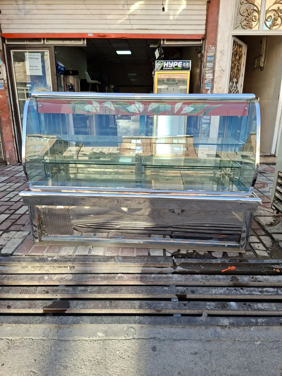 یخچال ویترینی تمام استیل۲متری موتور فرانسه شیر دار|فروشگاه و مغازه|تهران, تهرانسر شرقی|دیوار