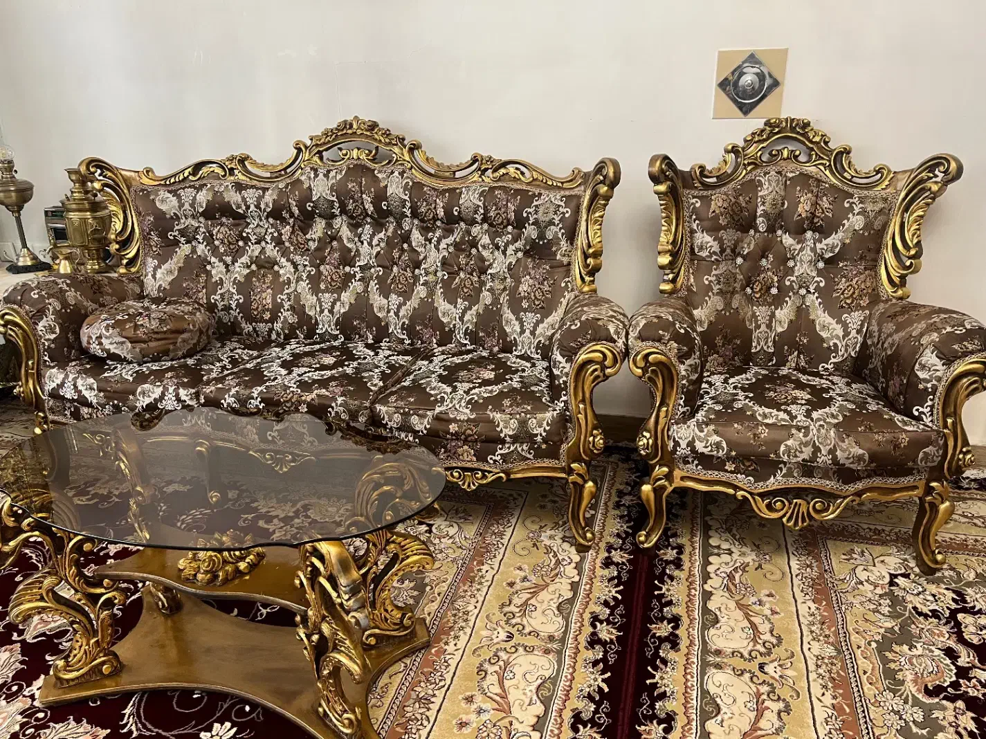 مبل سلطنتی|مبلمان خانگی و میز عسلی|بوکان, |دیوار