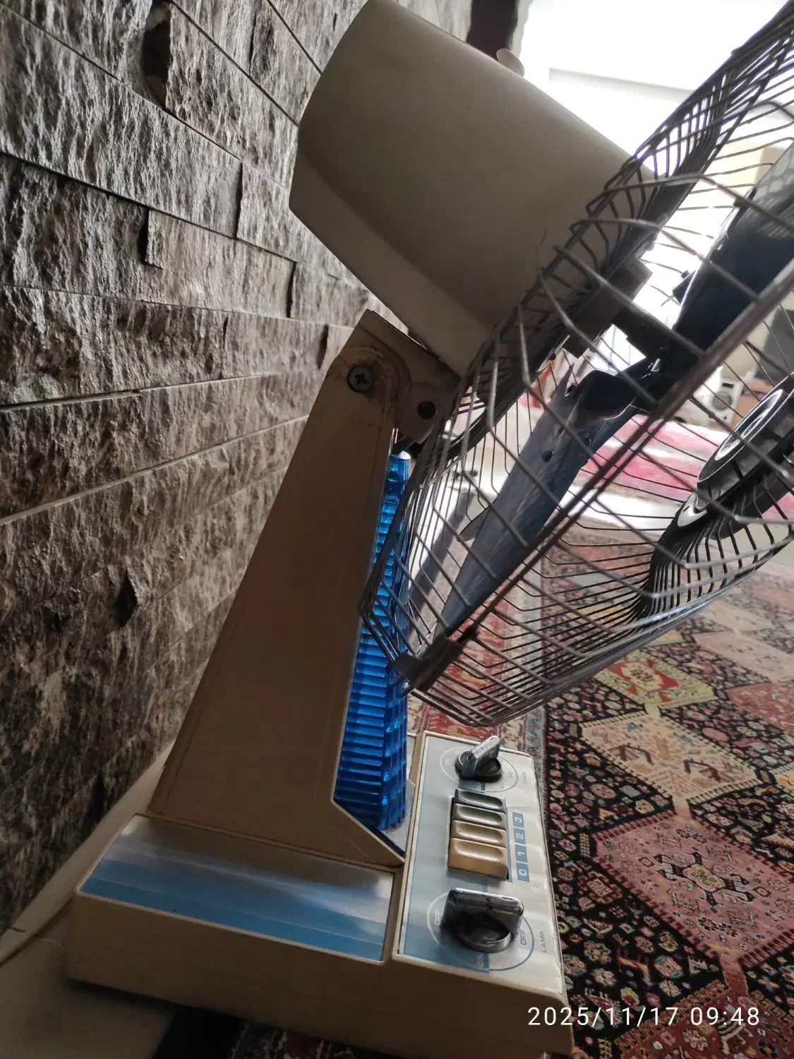 پنکه عتیقه|کلکسیون اشیاء عتیقه|شیراز, درکی|دیوار