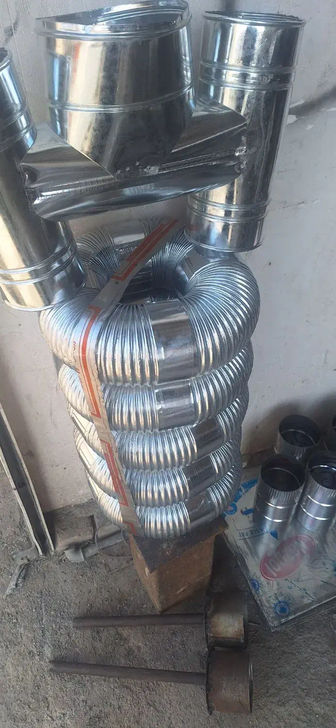 تولید لوله حلبی و گالوانیزه|مصالح و تجهیزات ساختمان|قنوات, |دیوار