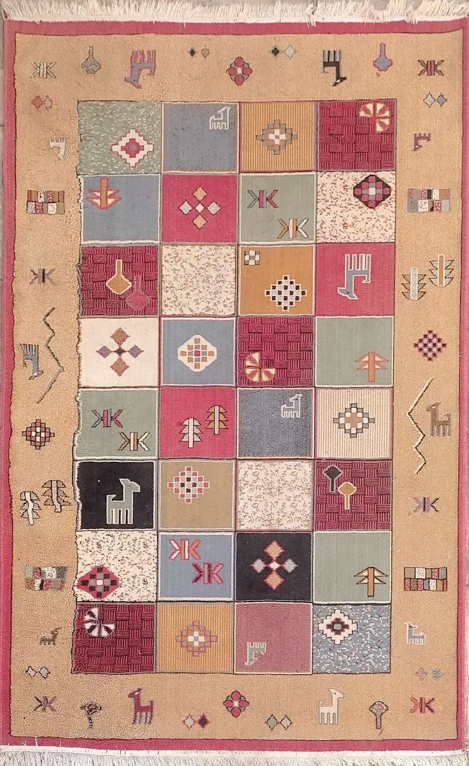 قالیچه گبه ۲ متری|فرش|محمودآباد, |دیوار