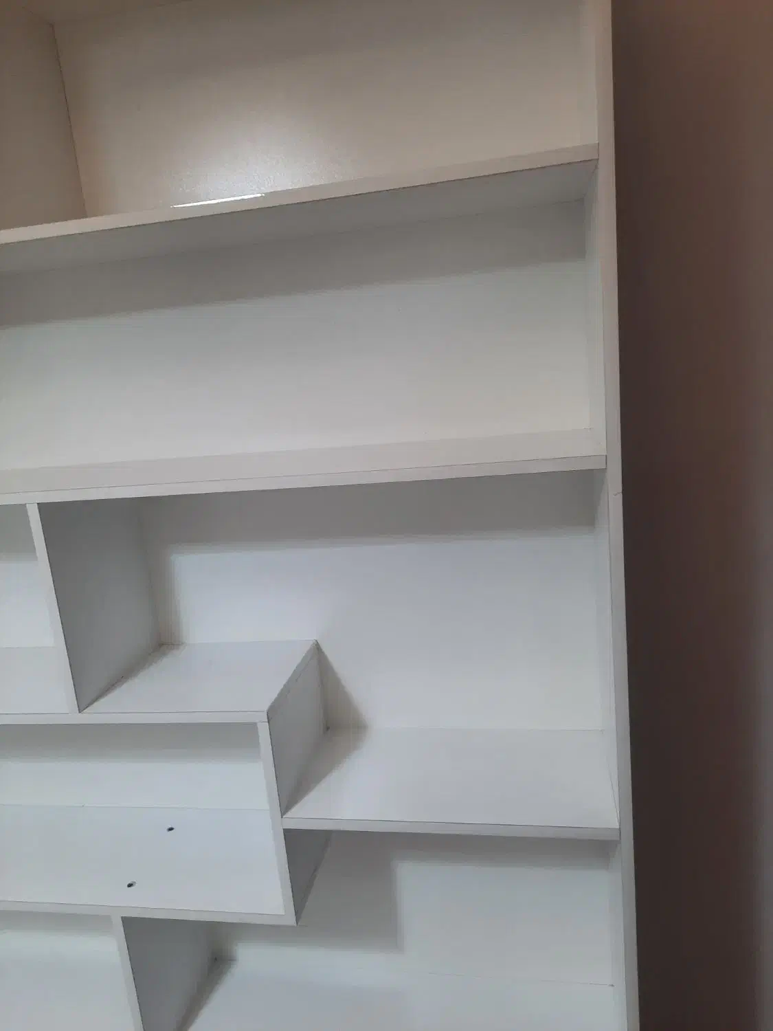 کتابخانه و دکوری|کتابخانه، شلف، قفسه‌های دیواری|اسلام‌شهر, شهرک قائمیه|دیوار