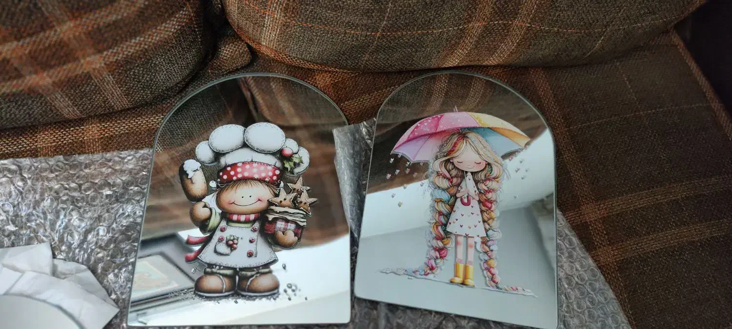 آینه رومیزی فانتزی|صنایع دستی و سایر لوازم تزئینی|ری, فیروزآبادی|دیوار