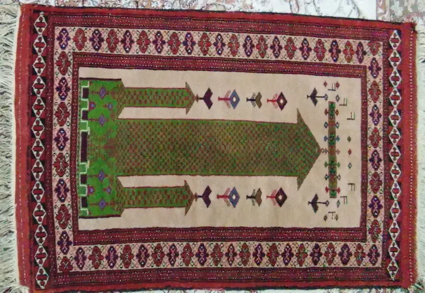 قالیچه ترکمن|فرش|ساری, |دیوار