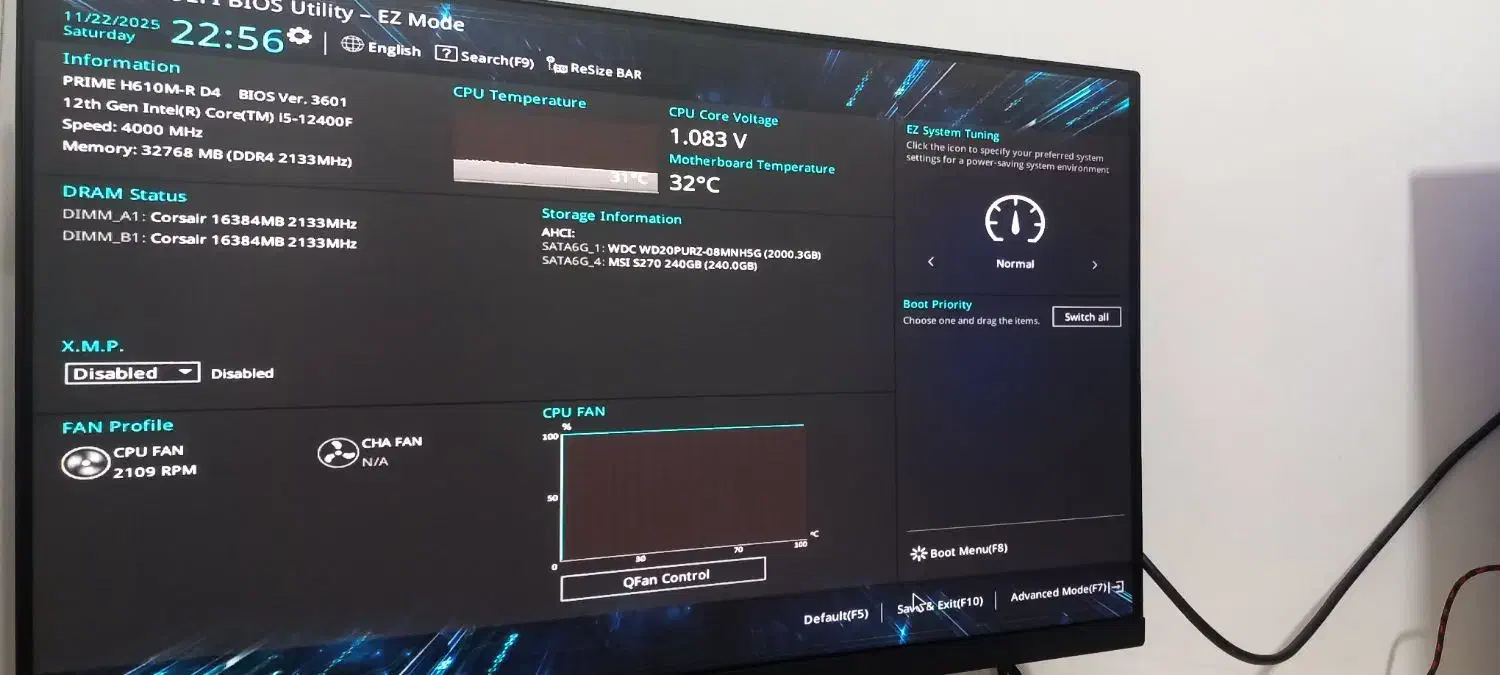 کیس و کامپیوتر  گیمینگ همراه موس و کیبورد|رایانه رومیزی|سلماس, |دیوار