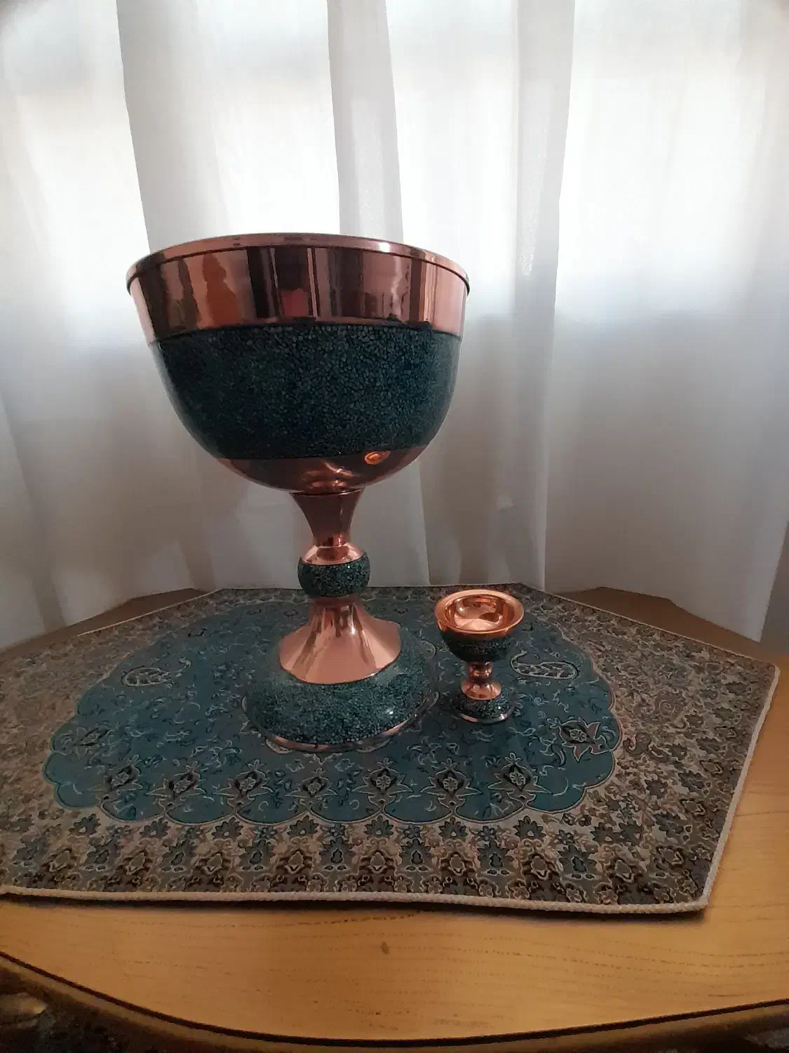 جام فیروزه کوب|صنایع دستی و سایر لوازم تزئینی|مشهد, کوشش|دیوار