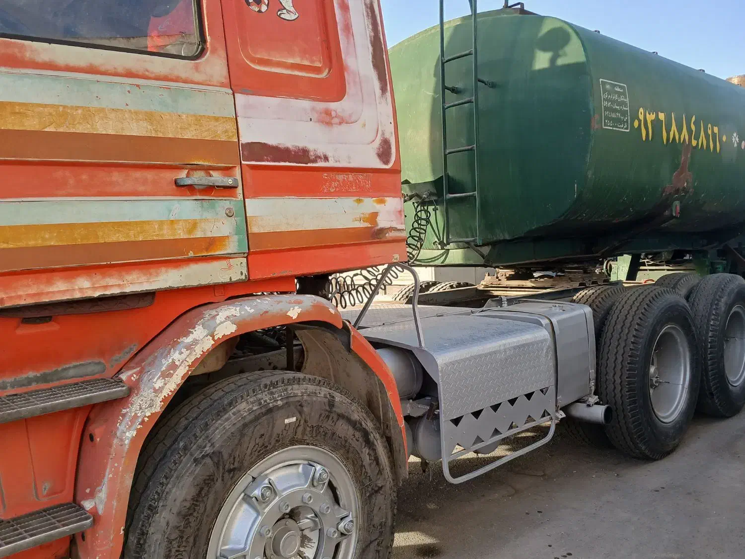 کشنده|خودرو سنگین|رباط‌کریم, رباط‌کریم|دیوار