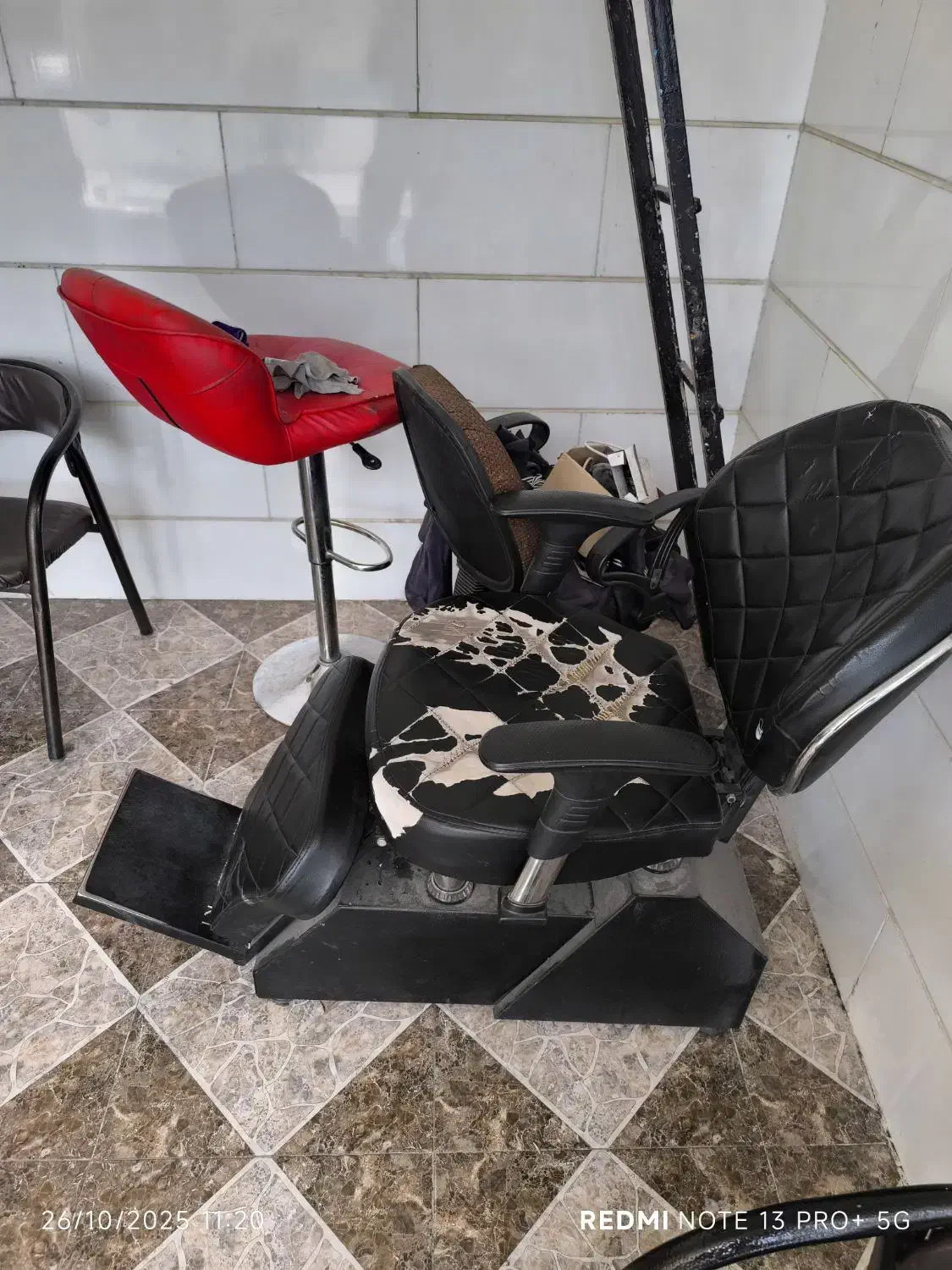 صندلی اریشگاه|آرایشگاه و سالن‌های زیبایی|محمدیه-قزوین, |دیوار