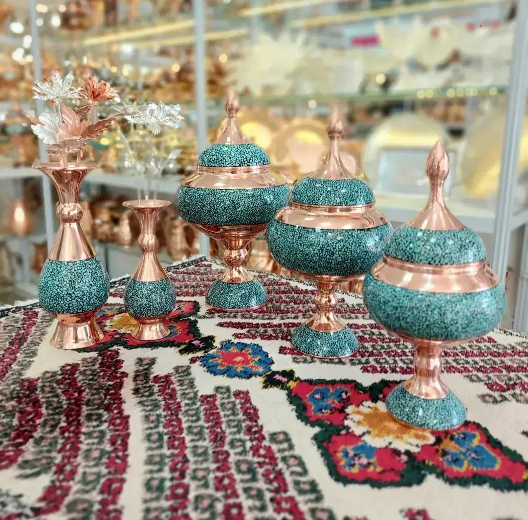 پخش ظروف فیروزه کوبی آقا جانی|صنایع دستی و سایر لوازم تزئینی|دورود, |دیوار