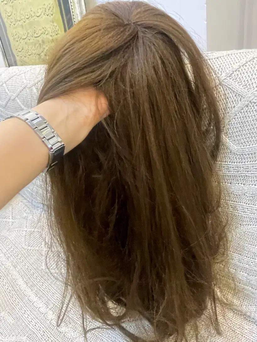 کلاه گیس قهوه ای تیره ۵۰ سانت|آرایشی، بهداشتی، درمانی|ری, حمزه‌آباد|دیوار