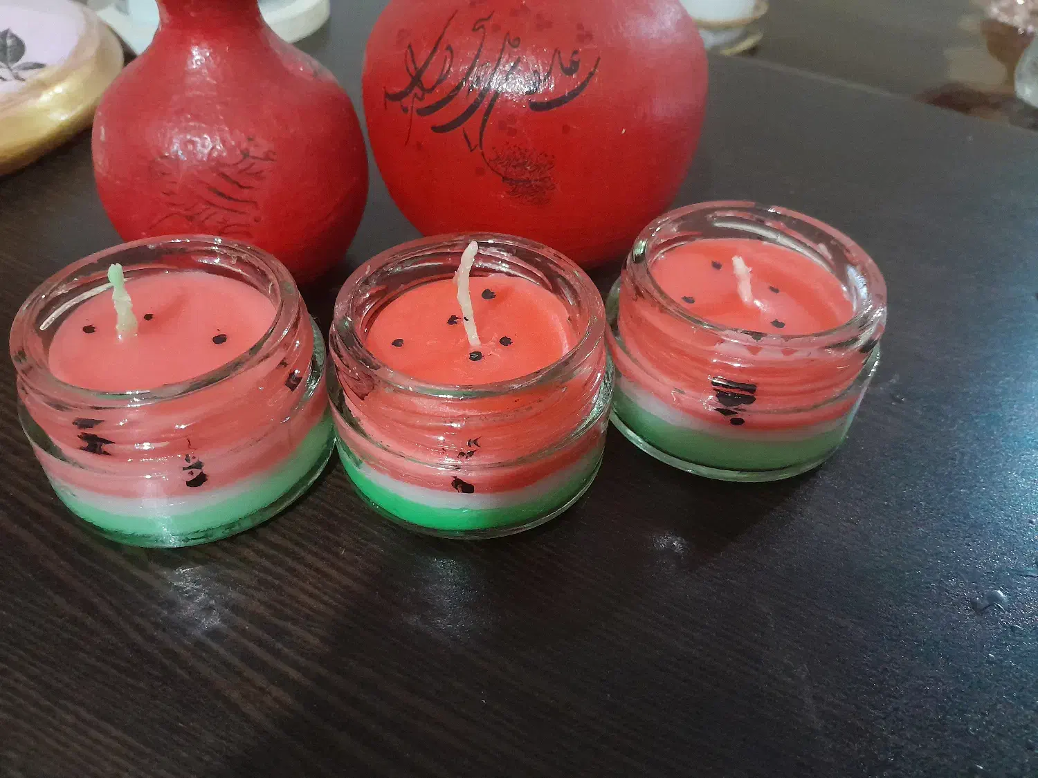 شمع هندوانه|صنایع دستی و سایر لوازم تزئینی|شاهین‌شهر, پاسداران|دیوار