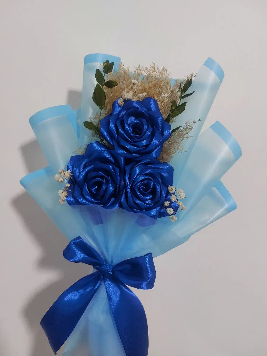 دسته گل روبانی کادویی|گل مصنوعی|ایلام, |دیوار