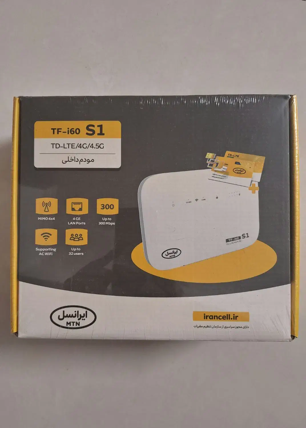 مودم ایرانسل سیم کارتی TF-i60 S1|مودم و تجهیزات شبکه|مشهد, حسابی جنوبی (شهرک غرب)|دیوار