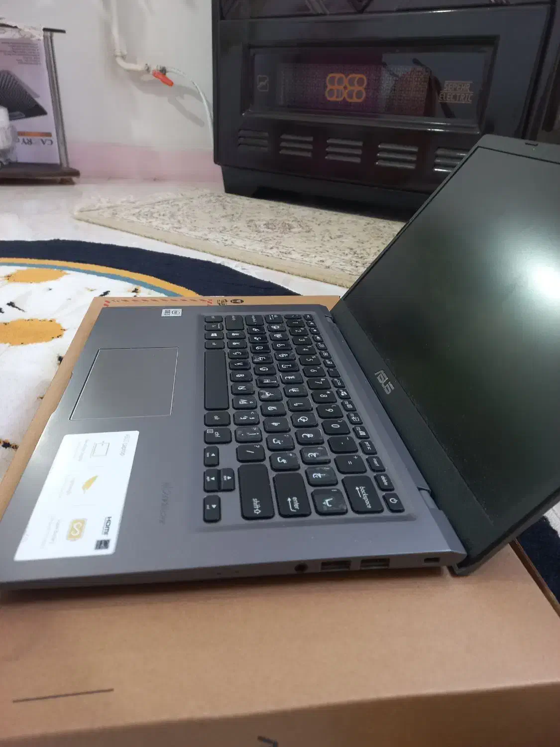 لپ تاپ Asus نسل دهمi3 10110U-Ram12DDR4-SSD-FHD IPS|رایانه همراه|رشت, گلسار|دیوار