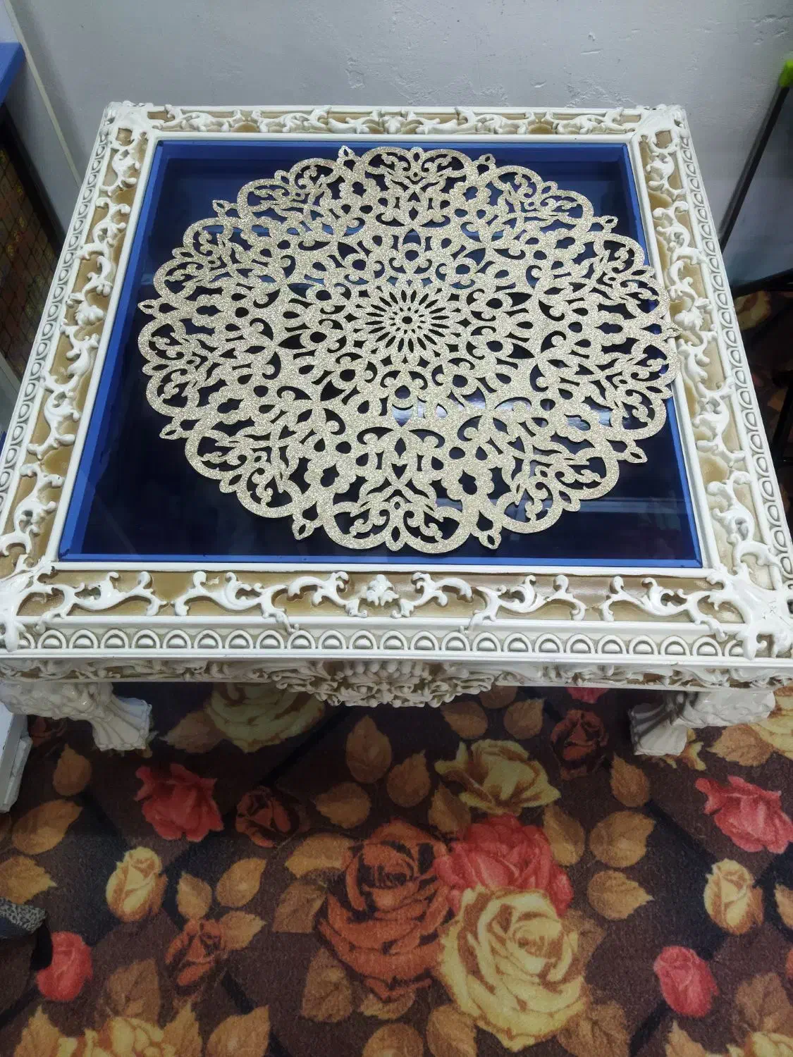 جلو مبلی بسیار زیبا در حد نو|مبلمان خانگی و میز عسلی|فومن, |دیوار
