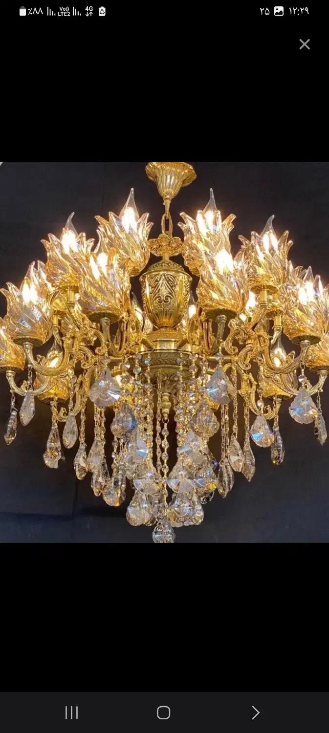 فروش خریدار لوستر برنجی|لوستر و چراغ آویز|ری, دولتآباد|دیوار