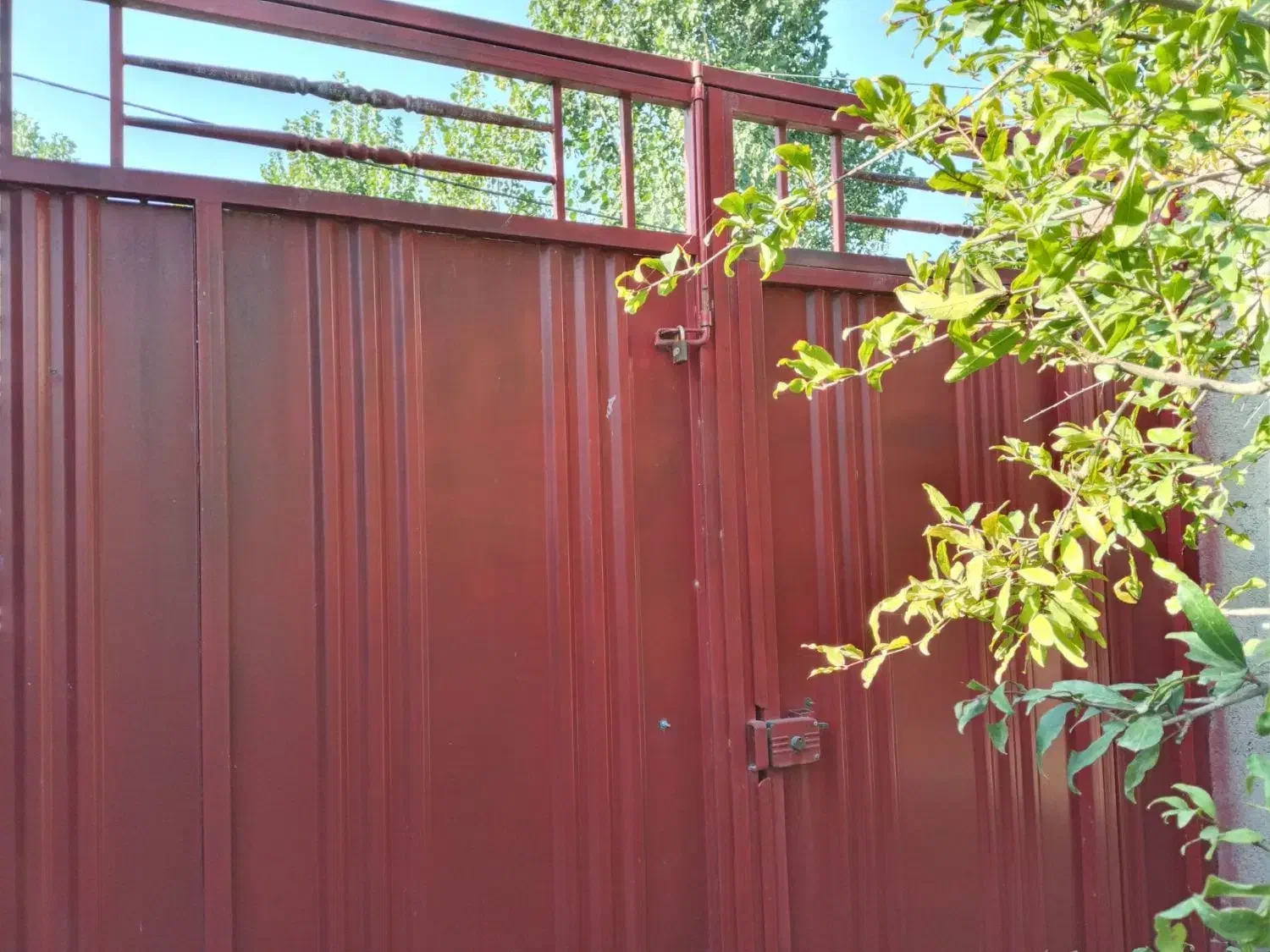 درب اهنی حیاط|مصالح و تجهیزات ساختمان|نوکنده, |دیوار