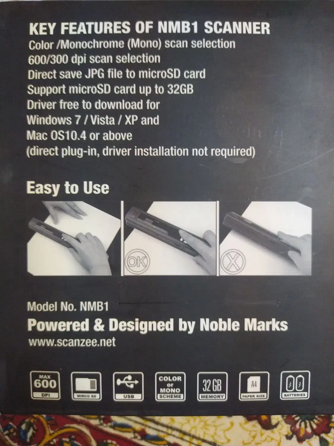 اسکنر دستی(قابل حمل پرتابل زی|پرینتر، اسکنر، کپی، فکس|تهران, فلاح|دیوار