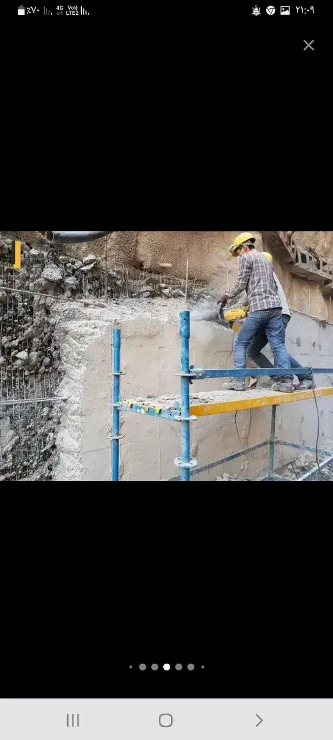 خدمات تخریب ساختمانی وکنده کاری|خدمات پیشه و مهارت|فردیس, قریشی|دیوار