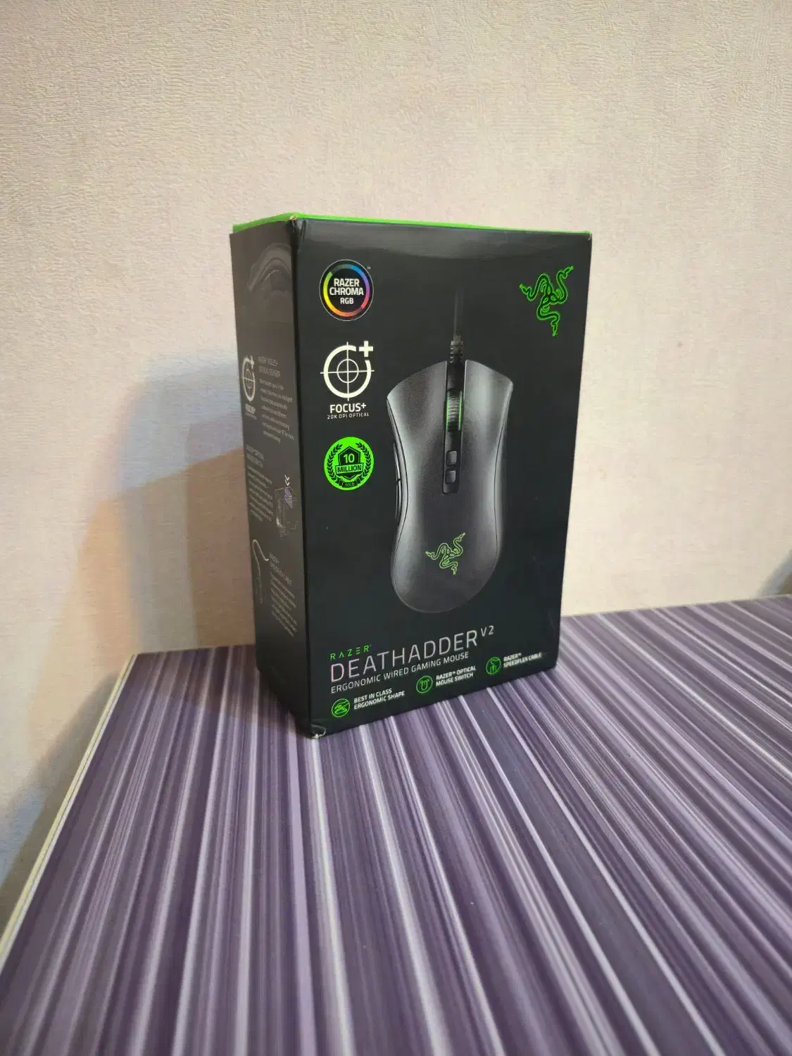 موس Razer DeathAdder V2|قطعات و لوازم جانبی رایانه|رشت, کاکتوس|دیوار