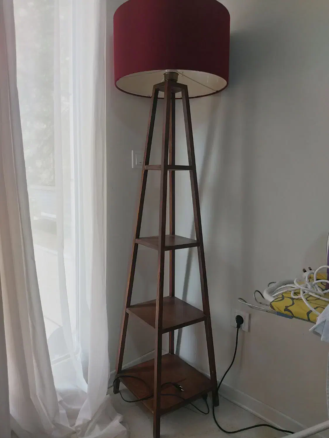 آباژور چوبی|چراغ خواب و آباژور|کیش, |دیوار