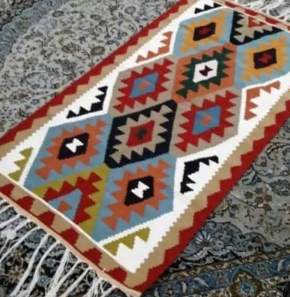 گلیم پادری پشمی|گلیم، جاجیم، گبه|قزوین, |دیوار