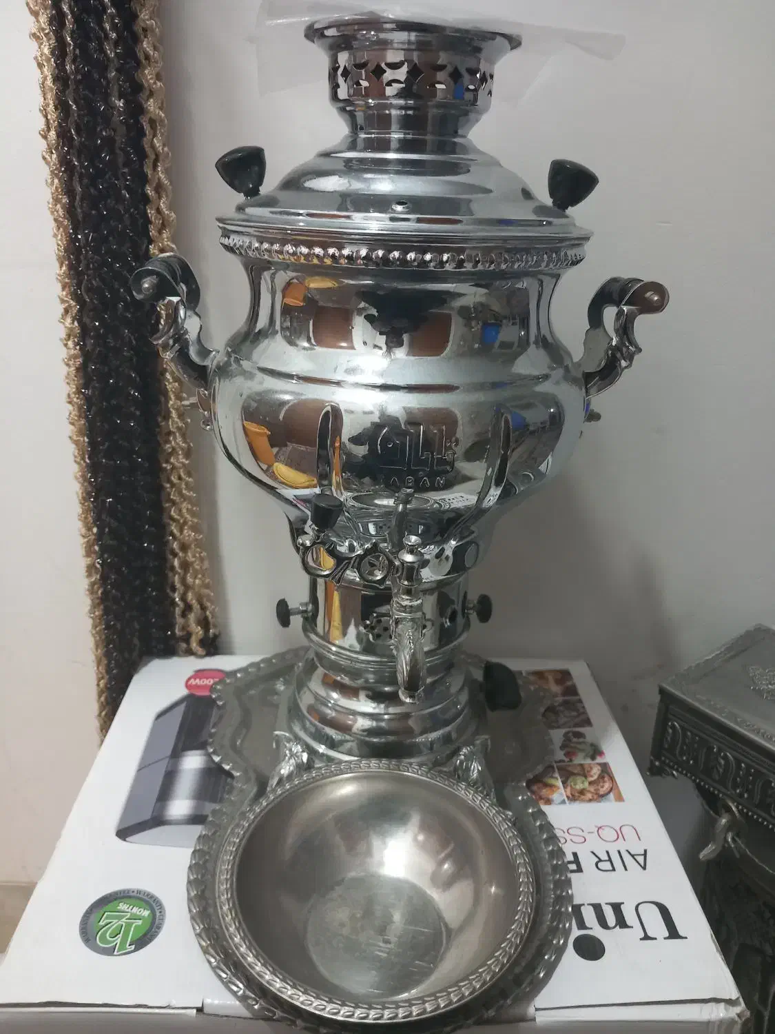 سماور گازی تابان در حد نو|سماور، چایساز، قهوهساز|مهدی شهر, |دیوار