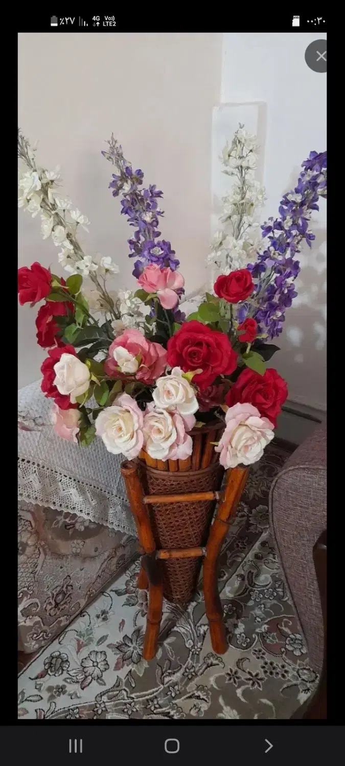 گل وگلدان|گل مصنوعی|کرمانشاه, |دیوار