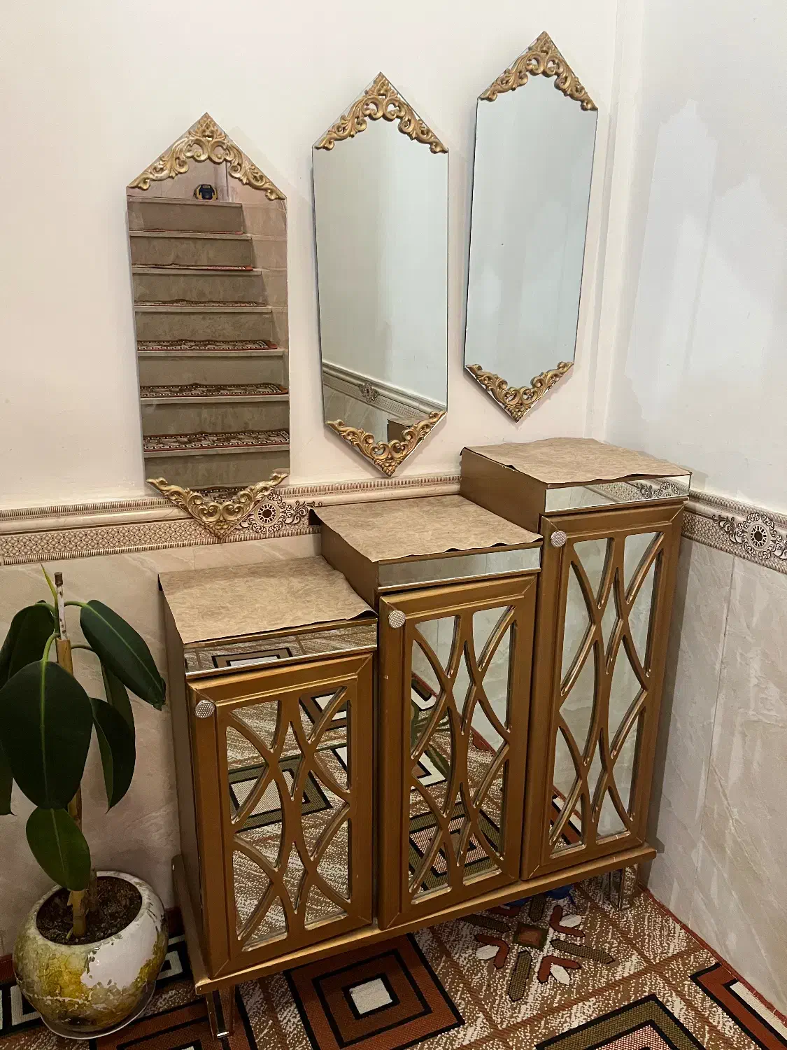 ست میزتلوزیون بوفه جاکفشی|بوفه، ویترین، کنسول|پاکدشت, حصار امیر|دیوار